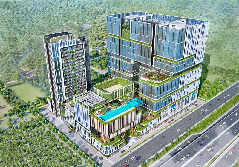 Cyber Square Arial View