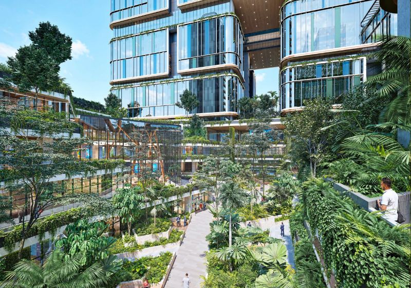 Cyber Square Garden View